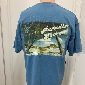Paradise Shores Men's T-shirt hammock beach medium